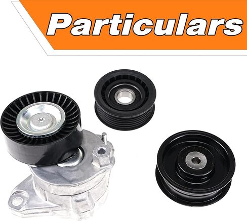 Engine Drive Belt Tensioner & Idler Pulley Belt Tensioner Kit Fit for Mercedes-Benz C230 C280 C300 C350 CLK350 E350 GL450 ML350 ML550 S550 SLK350 2005-2011.Replaces# 2722021419 2722000270 6pk2404 in Saudi Arabia