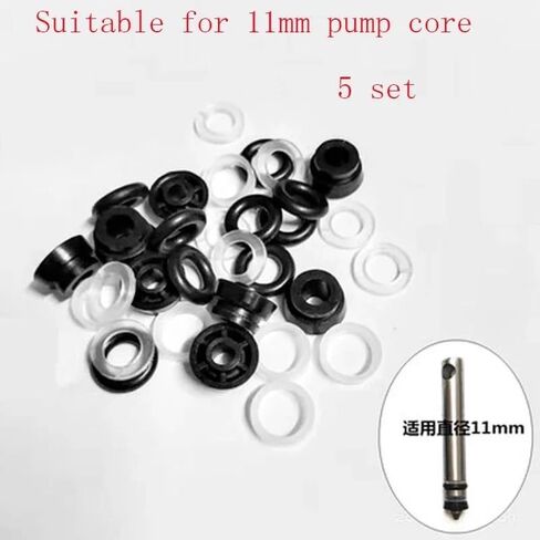 5sets Small Cylinder Piston Plunger Horizontal Seal Ring Kit, Universal Car 2T Auto Hydraulic Jack Oil Pump Parts(11MM) in Saudi Arabia