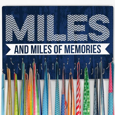 Hooked On Medals Hanger & Bib Display | Run Your Terrain in Kuwait