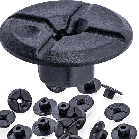 Rexka 20pcs Frend Fender Liner Arch Shield Nut for Mercedes Benz 2019900050 Mercedes-Benz Nut-Tranting Self (4.2 mm) in Saudi Arabia