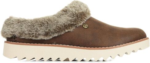 شبشب Skechers للسيدات/السيدات Bobs Mountain Kiss Winter Rock 8.5 M US بني in Saudi Arabia