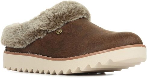 شبشب Skechers للسيدات/السيدات Bobs Mountain Kiss Winter Rock 8.5 M US بني in Saudi Arabia