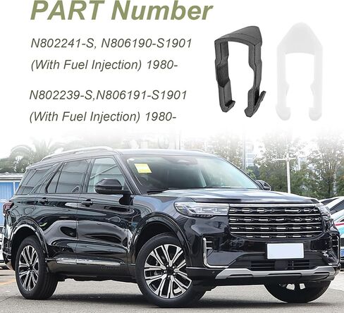 طقم إصلاح موصل خطوط خط الوقود ، 10 مجموعات 3/8 و 5/16 تجويف مقطع متوافق مع فورد ، N802239S N802241S in Saudi Arabia