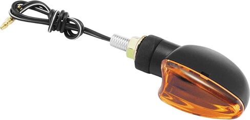 Bikemaster Universal Ultra Small Mini Stalk Turn Signals - Black/Amber in Saudi Arabia