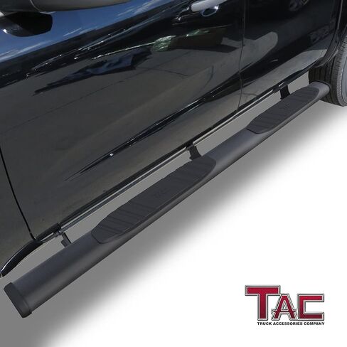 TAC Arrow 5" Running Boards Compatible with 2019-2023 Ford Ranger SuperCrew Cab Truck Side Steps Rails Off-Road Accessories Aluminum Texture Black 2pcs in Saudi Arabia
