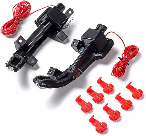 Compatible with Honda Accord 2018-2022 Amber Full LED Strip Sequential Flash Side Wing Mirror LED Dynamic Turn Signal Light Fits OE 34350TVAA01 34300TVAA01 (Smoke Lens, Honda Accord 2018-2022) in Kuwait