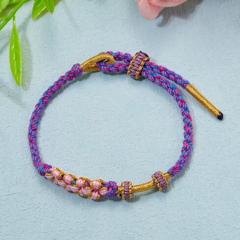 RINHOO FRIENDSHIP To My Granddaughter Bracelet A Link That Can Never Be Undone Peach Blossom Bracelet Granddaughter Bracelet from Grandma Adjustable Braided Bracelet in Kuwait