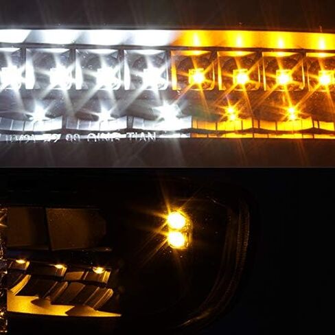 AKKON - For GMC Sierra Yukon Yukon XL Pair of Smoked Lens LED Front Bumper Turn Signal Light Lamp Set in Saudi Arabia