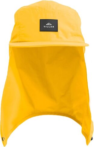 Chamisa Sun Hat, Lightweight Nylon 5 Panel Cap with Hide-able Neck Shade and Spring Cord in Kuwait