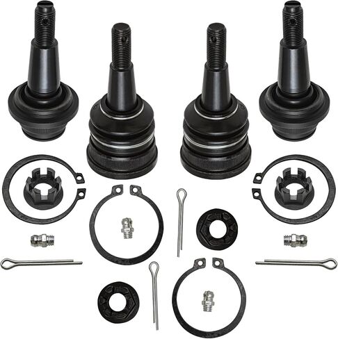 Detroit Axle - Front 4pc Ball Joints for Chevrolet Silverado GMC Sierra 1500 Tahoe Suburban Yukon XL Cadillac Escalade ESV, 4 Upper & Lower Ball Joints Replacement in Saudi Arabia