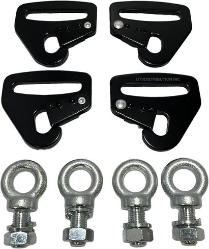 UTVDistribution Inc Quick Release Mounts For 2" 4 point Harness's (Black Powdercoat) in Kuwait