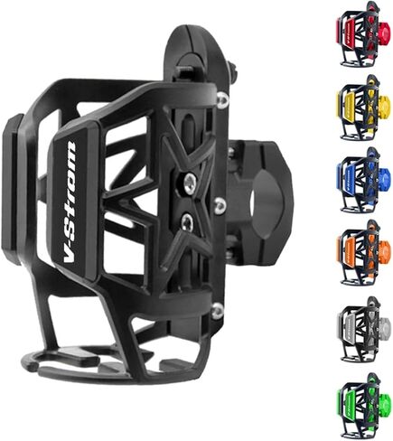 for Suzuki VSTROM 650 1000 1050 1050XT V-Strom DL250 DL650 DL1000 Motorcycle Beverage Water Bottle Cage Drink Cup Holder (Color : Red) in Saudi Arabia