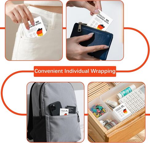 150 PCS Lens Pipes for Eyeglasses - Maqihan Eye Classes Cleaner Pipes Wipe Wipe Wipe for Glasses و Hase Camera و Cample Computer وشاشات الكمبيوتر المحمول in Saudi Arabia