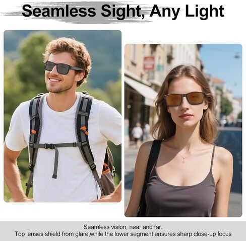 Ladeesse 3 Pack Bifocal Reading نظارات شمسية للرجال/النساء - الأزياء UV400 نظارة شمسية مع القراء بنيت في أشعة الشمس في الهواء الطلق in Saudi Arabia