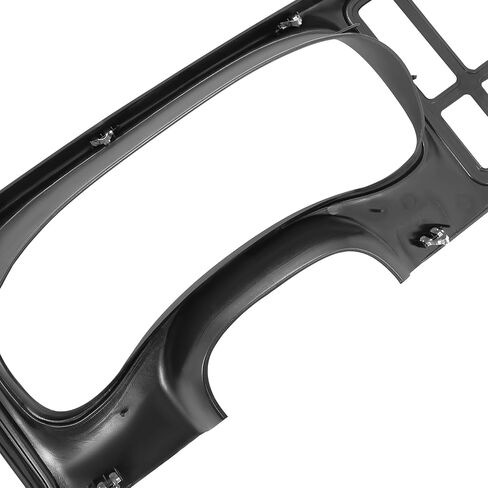 Kuafu Dash Cluster Cluster Bezel 1.5 DIN Radio متوافق مع 1999-2002 Chevy Chevrolet Silverado Silverado Suburban Tahoe GMC Sierra Dashboard استبدال ABS بلاستيك مطلي باللون الرمادي in Saudi Arabia