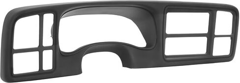 Kuafu Dash Cluster Cluster Bezel 1.5 DIN Radio متوافق مع 1999-2002 Chevy Chevrolet Silverado Silverado Suburban Tahoe GMC Sierra Dashboard استبدال ABS بلاستيك مطلي باللون الرمادي in Saudi Arabia