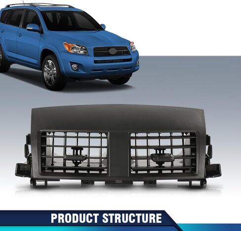 PIT66 CENTRY AC AIR DASH VANTS متوافقة مع Toyota RAV4 2006-2012 55663-42020 Black in Saudi Arabia