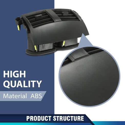 PIT66 CENTRY AC AIR DASH VANTS متوافقة مع Toyota RAV4 2006-2012 55663-42020 Black in Saudi Arabia