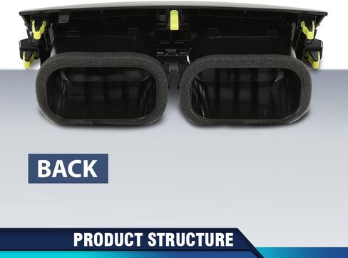 PIT66 CENTRY AC AIR DASH VANTS متوافقة مع Toyota RAV4 2006-2012 55663-42020 Black in Saudi Arabia