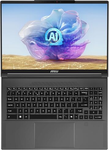 كمبيوتر محمول MSI Creator 16 AI Studio: Intel Ultra 9-185H، شاشة 16 بوصة UHD+ MiniLED، NVIDIA RTX 4080، 64 جيجابايت DDR5، 1 تيرابايت NVMe SSD، قارئ بطاقة MicroSD، Win 11 Pro: Lunar Gray A1VIG-072US in Saudi Arabia