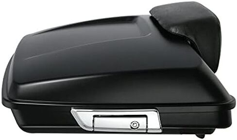 Green-L Matte Black Razor Tour Pack Trunk with Backrest Pad 2 Up Mount Rack Fit for Harley Touring Electra Road Street Glide 2009-2013 in Saudi Arabia