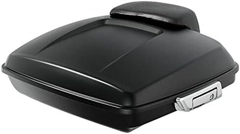 Green-L Matte Black Razor Tour Pack Trunk with Backrest Pad 2 Up Mount Rack Fit for Harley Touring Electra Road Street Glide 2009-2013 in Saudi Arabia