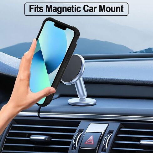 حالة محفظة Vanavagy متوافقة مع iPhone 13 للنساء والرجال ، غلاف هاتف Folio من الجلد يناسب جبل السيارة المغناطيسية مع حامل بطاقة الائتمان ، غابات الأخضر in Kuwait