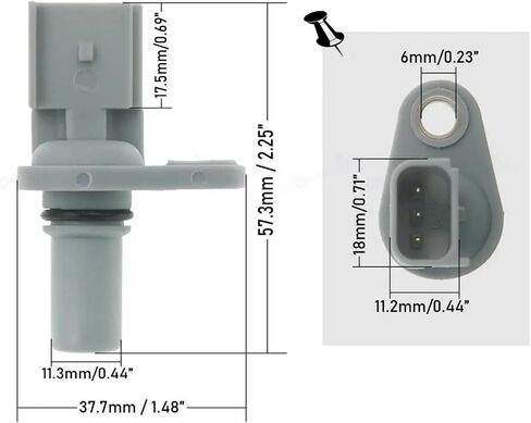 6C11-12K073-AC Camshaft Position Sensor 2.2L 2.4L 6C1112K073AC LR004492 2S7Q12K073BA LR004492 in Saudi Arabia