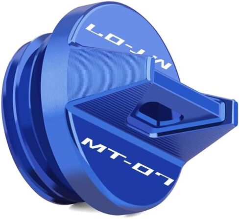 ل MT07 2014-2023 2024 2025 FZ07 2015-2017 دراجة نارية CNC CAP CAP BOLT FULE FILLER CAP MT 07 FZ 07 Accessories Blue in Kuwait