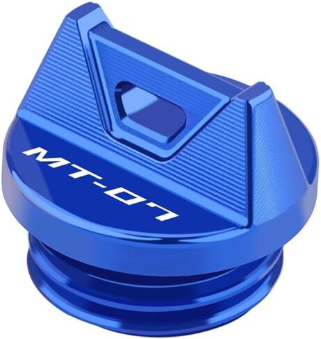 ل MT07 2014-2023 2024 2025 FZ07 2015-2017 دراجة نارية CNC CAP CAP BOLT FULE FILLER CAP MT 07 FZ 07 Accessories Blue in Kuwait