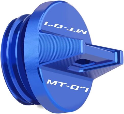 ل MT07 2014-2023 2024 2025 FZ07 2015-2017 دراجة نارية CNC CAP CAP BOLT FULE FILLER CAP MT 07 FZ 07 Accessories Blue in Kuwait