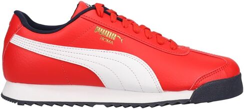 Puma Kids Boys Roma Country Lace Up Sneakers Shoes - Red in Saudi Arabia