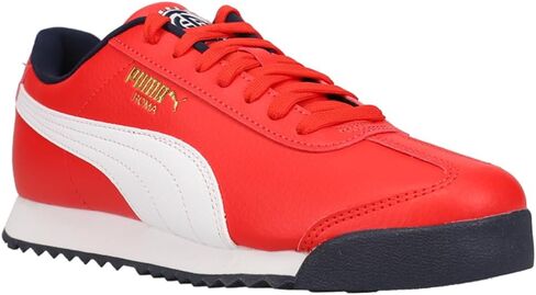 Puma Kids Boys Roma Country Lace Up Sneakers Shoes - Red in Saudi Arabia