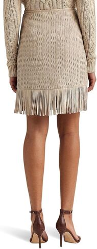 Lauren Ralph Lauren Women's Fringe Trim Trim Loces Generg Skirt in Saudi Arabia