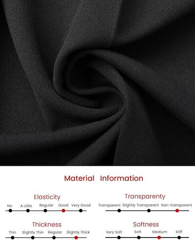 Women's Pleated Dress A Line Tie Waist Business Casual Long Sleeve Dresses in Saudi Arabia