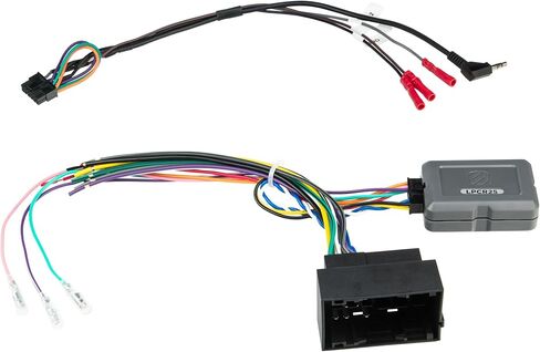 SCOSCHE LPCR25 LINK+ محول واجهة استبدال الراديو متوافق مع Select 2013-2018 Chrysler و Dodge و Jeep و Ram UConnect 3.0 - تسخير الأسلاك ستيريو للسيارة - عجلة القيادة in Kuwait