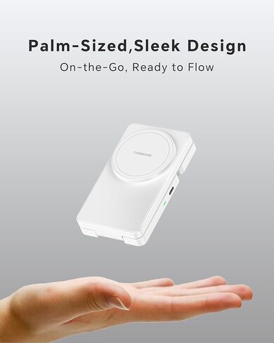 2025 الشاحن اللاسلكي الذي تمت ترقيته - 3 في محطة شحن مغناطيسية لـ iPhone 16/15/14/13/12 ، Apple Watch & Airpods (أبيض) in Kuwait