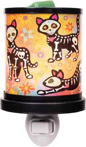 Scentsationals Halloween Collection - Scented Wax Accent Warmer - Spooky Season Wax Cube Melter & Burner - Electric Autumn Fragrance Home Air Freshener & Decoration Spooky Black Cat in Saudi Arabia