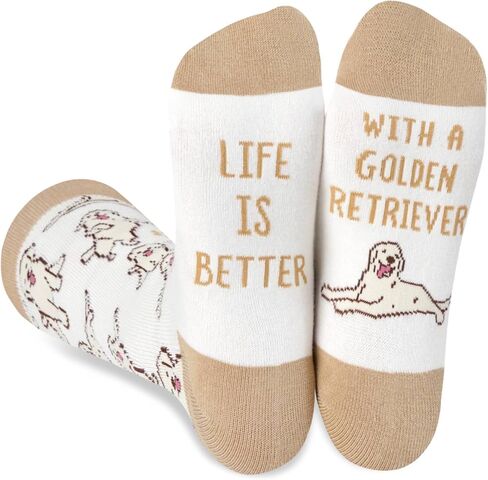 هدايا Innobeta Golden Retriever للنساء والرجال ، والهدايا للكلاب أمي الكلب أبي في عيد الميلاد وعيد الميلاد ، وجوارب طاقم واحدة الحجم in Saudi Arabia