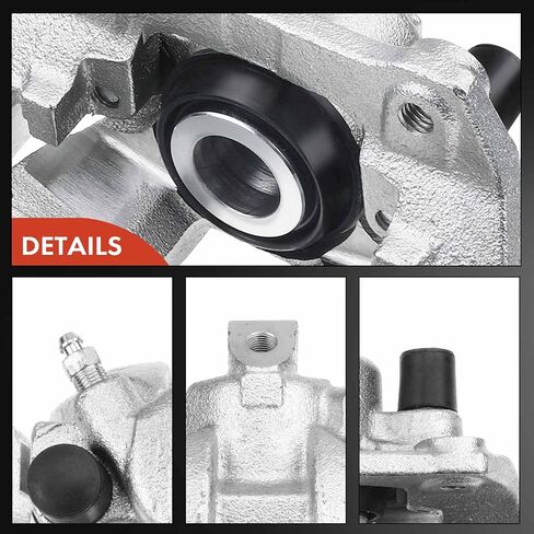 A-Premium Disc-Disciper Assembly مع قوس متوافق مع نماذج فولفو المختارة-S60 2001-2009 ، S80 1999-2006 ، XC70 2003-2007 ، V70 2001-2007-برنامج تشغيل خلفي وركاب ، مجموعة 2-PC in Saudi Arabia