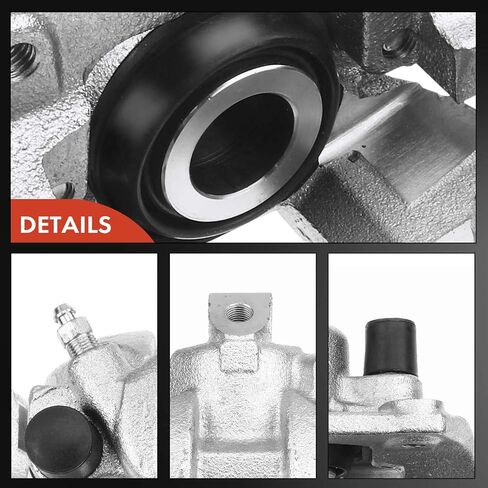 A-Premium Disc-Disciper Assembly مع قوس متوافق مع نماذج فولفو المختارة-S60 2001-2009 ، S80 1999-2006 ، XC70 2003-2007 ، V70 2001-2007-برنامج تشغيل خلفي وركاب ، مجموعة 2-PC in Saudi Arabia