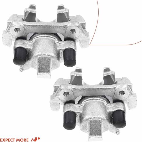 A-Premium Disc-Disciper Assembly مع قوس متوافق مع نماذج فولفو المختارة-S60 2001-2009 ، S80 1999-2006 ، XC70 2003-2007 ، V70 2001-2007-برنامج تشغيل خلفي وركاب ، مجموعة 2-PC in Saudi Arabia
