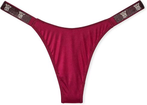 Victoria's Secret Very Sexy Shine Strap Smooth Thong Panty Color Red New in Saudi Arabia