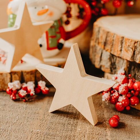 Woodpeckers Chunky Wooden Gingerbread Men Cutouts 4-inch, Pack of 2 Tiered Tray Decor for Christmas in Saudi Arabia