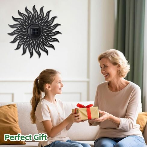 Vcuteka 20 "Sun Metal Wall Art في الهواء الطلق ديكور شمسي الديكور المعدني جدار النحت حديقة شنق in Kuwait
