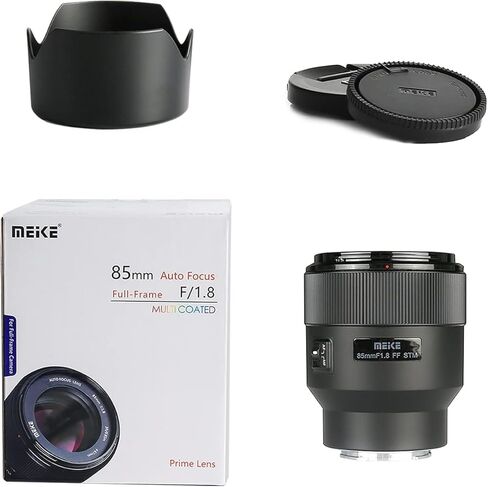 Meike 85mm F1.8 Auto Focus Medium Telephoto STM Stepping Motor Full Frame Portrait Lens Compatible with Sony E Mount Mirrorless Cameras (85mm F1.8 Sony) in Kuwait