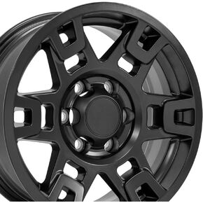 OE Wheels TY16 17 Inch Rims Fit 4Runner TRD Style 6x139.7 17x7 Matte Black - Hollander 75167 (Set of 4) in Saudi Arabia