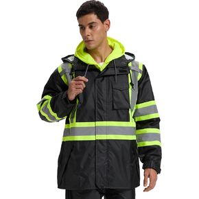 معدات المطر عالية الوضوح، فئة 3 معدات المطر عالية الوضوح للرجال، بدلات المطر الخاصة بالبناء in Kuwait