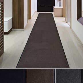 iCustomRug Heavy Duty Interior/Exterior Waterproof Utility Plush Pile Vinyl Back Runner,Mats,Area Rug, Non-Slip, for Doorway, Hallway, Commercial or Residential Use 3' X 4' Charcoal in Saudi Arabia