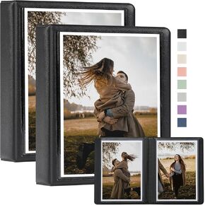 ألبوم صور صغير 4x6 صورة 36 جيوب غلاف بلاستيكي قابل للتخصيص ، كتاب صور محمولة مصغرة 4x6 صور لعائلة الزفاف والسفر (الأزرق) in Kuwait